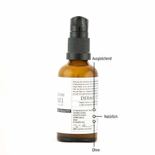 Derma ID Glamorize-Me Face Gel No. 1 hilft dir, weil es ausgleichend, natürlich und ohne Parfum, Alkohol, Parabene, Silikone und Mikroplastik ist
