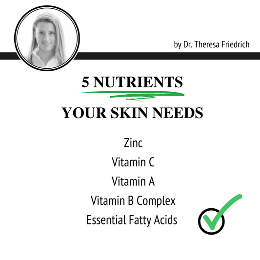 5 Nutrients Your Skin Needs