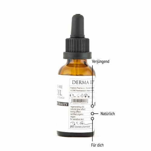 Derma ID Rejuvenate-Me Face Oil Gesichtsöl hilft dir, weil es verjüngend und natürlich wirkt und zu deiner Haut passt