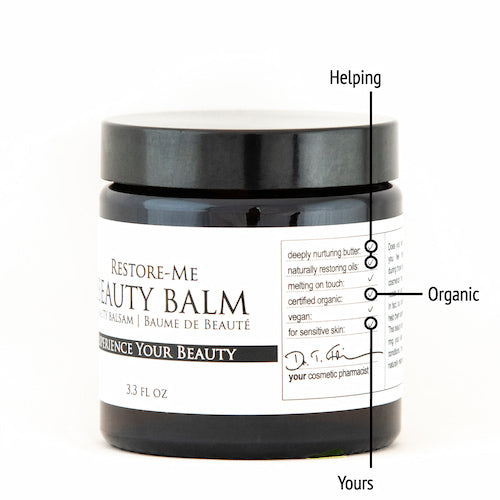 Derma ID Restore-Me Beauty Balm helps you because it naturally nourishes stressed skin and suits your skin's needs